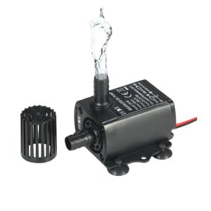 ปั๊มน้ำขนาดเล็ก DC 12V Qiaoran QR50E — สำหรับน้ำพุ ตัวกรอง น้ำตก