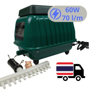 คอมเพรสเซอร์เมมเบรนแบบเงียบ RESUN LP-60 (70 ลิตร/นาที, 50 W)