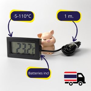 อุณหภูมิแสดง LCD สำหรับรถยนต์และทุกสถานที่